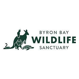 Logo of Byron Bay Wildlife Sanctuary, a proud stockist of Bazza Koala books.